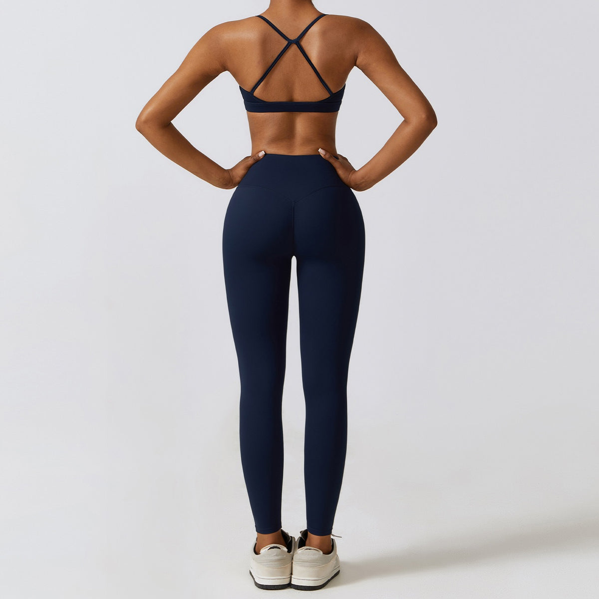 Damen Nude-Feel Tight Yoga Set – Quick-Dry 2-teilig – Produktbild 3