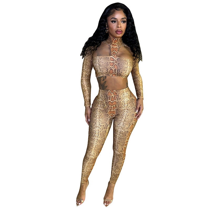Isela Active Snake Print Set Damen – Produktansicht 5