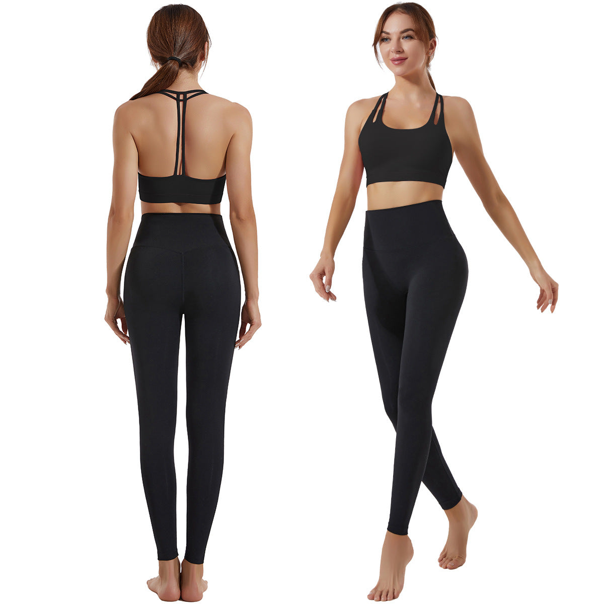 Isela Yoga Set Damen Support Sport-BH & Hip-Lift Leggings – Ansicht 6